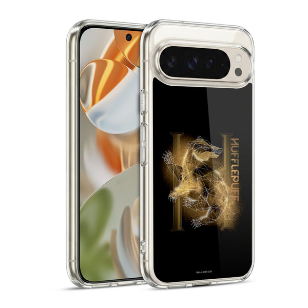 Harry Potter Deathly Hallows XVIII Hufflepuff Soft Gel Case for Google Pixel 9 / Pixel 9 Pro