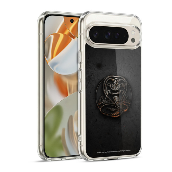 Cobra Kai Graphics Metal Logo Soft Gel Case for Google Pixel 9 / Pixel 9 Pro