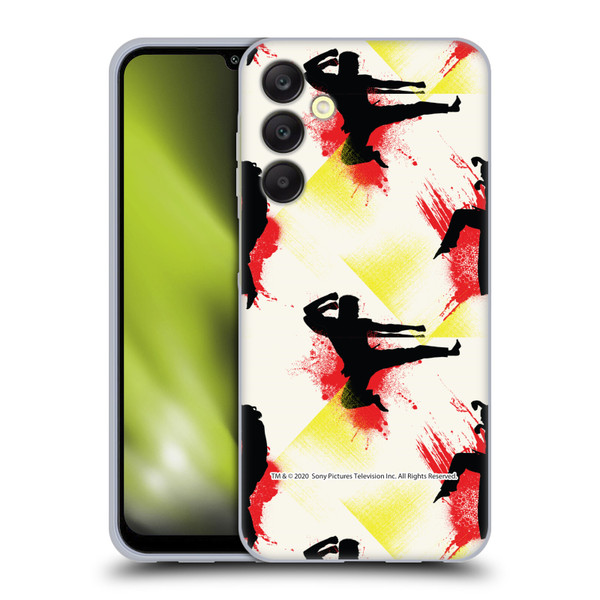 Cobra Kai Graphics Kick Pattern Soft Gel Case for Samsung Galaxy A25 5G