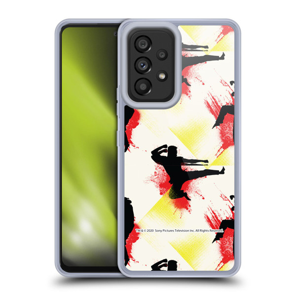 Cobra Kai Graphics Kick Pattern Soft Gel Case for Samsung Galaxy A53 5G (2022)