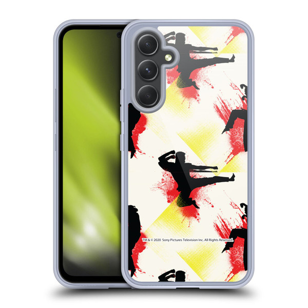 Cobra Kai Graphics Kick Pattern Soft Gel Case for Samsung Galaxy A54 5G