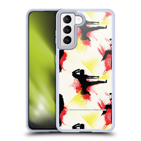 Cobra Kai Graphics Kick Pattern Soft Gel Case for Samsung Galaxy S21 5G & MagSafe