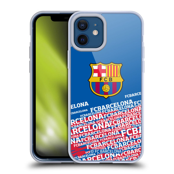 FC Barcelona Crest Impact Soft Gel Case for Apple iPhone 12 / iPhone 12 Pro & MagSafe