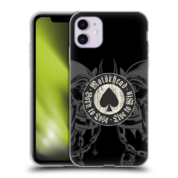 Motorhead Graphics Born To Lose Love To Win Soft Gel Case for Apple iPhone 11