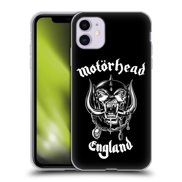 Motorhead Graphics England Soft Gel Case for Apple iPhone 11