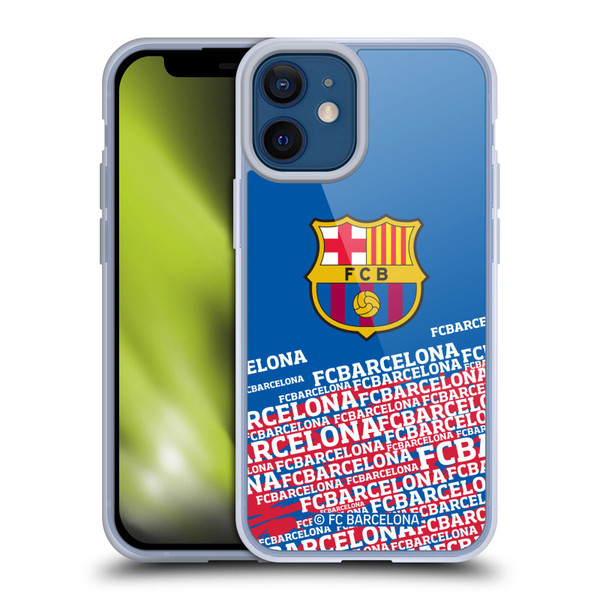 FC Barcelona Crest Impact Soft Gel Case for Apple iPhone 12 Mini & MagSafe