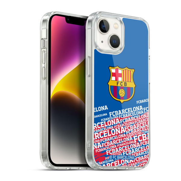 FC Barcelona Crest Impact Soft Gel Case for Apple iPhone 14