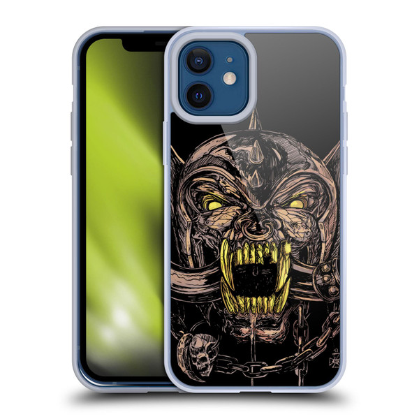 Motorhead Graphics Snaggletooth Soft Gel Case for Apple iPhone 12 / iPhone 12 Pro & MagSafe