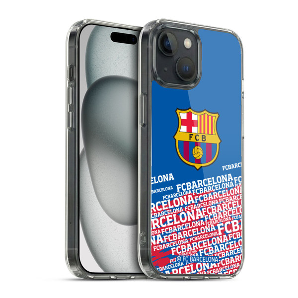 FC Barcelona Crest Impact Soft Gel Case for Apple iPhone 15 & MagSafe