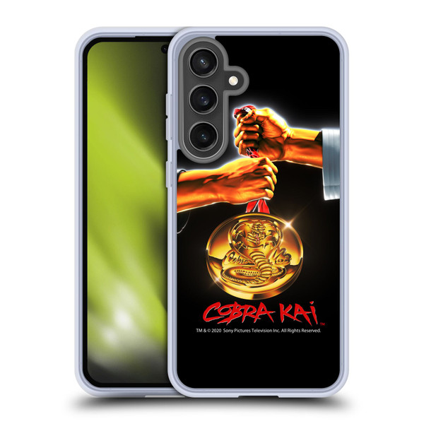 Cobra Kai Graphics Gold Medal Soft Gel Case for Samsung Galaxy S24 FE & MagSafe