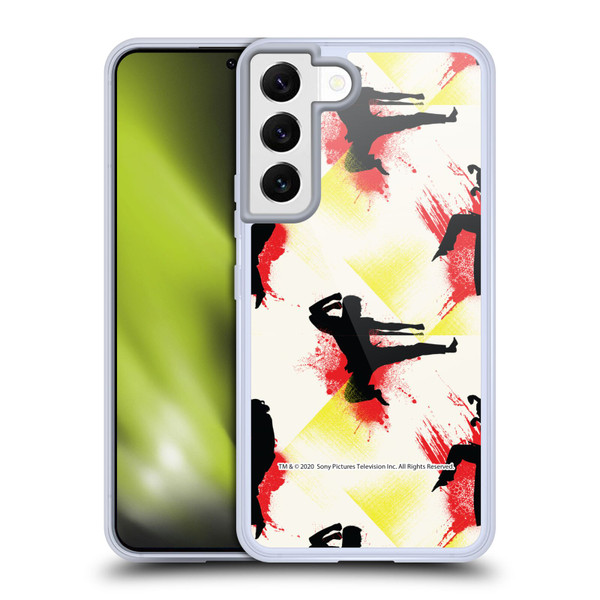 Cobra Kai Graphics Kick Pattern Soft Gel Case for Samsung Galaxy S22 5G & MagSafe