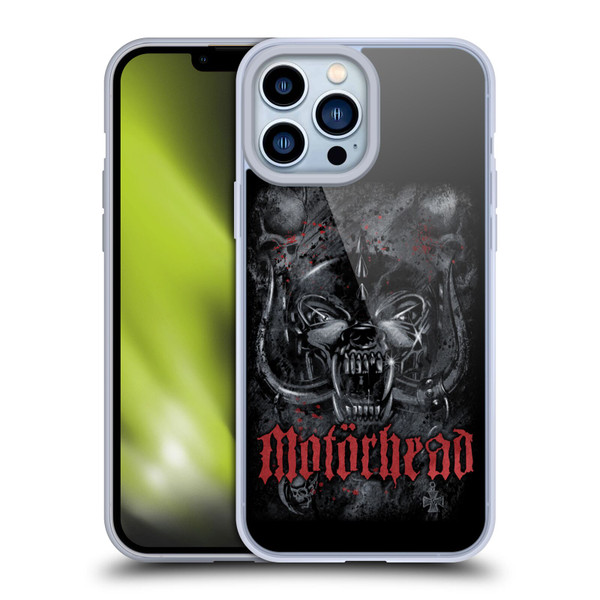 Motorhead Graphics Deathstorm Soft Gel Case for Apple iPhone 13 Pro Max & MagSafe