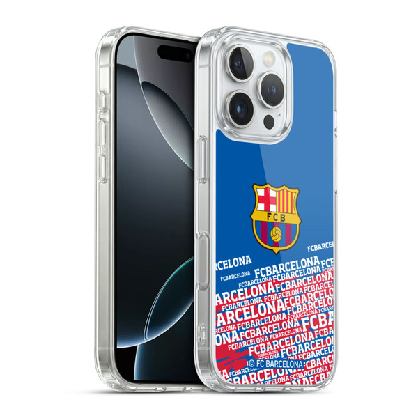 FC Barcelona Crest Impact Soft Gel Case for Apple iPhone 16 Pro & MagSafe