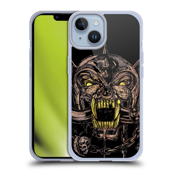 Motorhead Graphics Snaggletooth Soft Gel Case for Apple iPhone 14