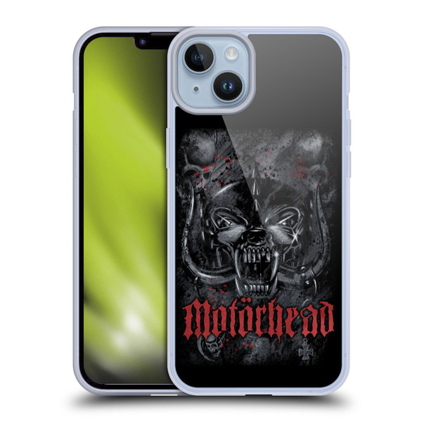 Motorhead Graphics Deathstorm Soft Gel Case for Apple iPhone 14 Plus & MagSafe