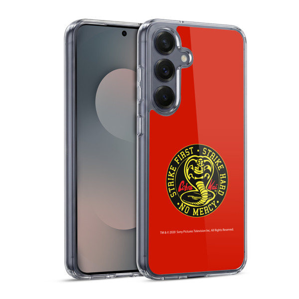 Cobra Kai Graphics Strike Logo Soft Gel Case for Samsung Galaxy S25 & MagSafe
