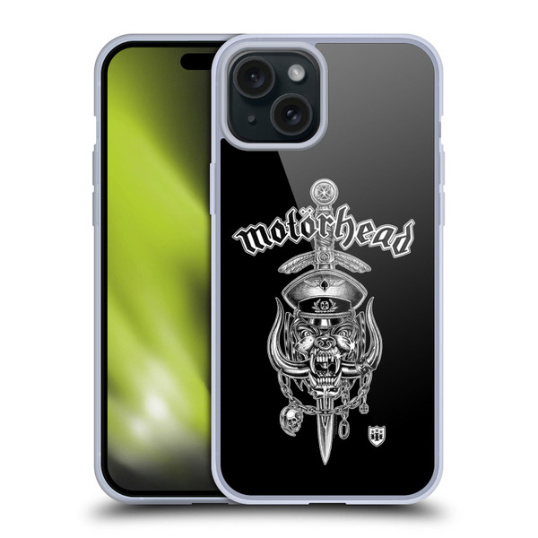 Motorhead Graphics Hiro Dagger Soft Gel Case for Apple iPhone 15 Plus & MagSafe