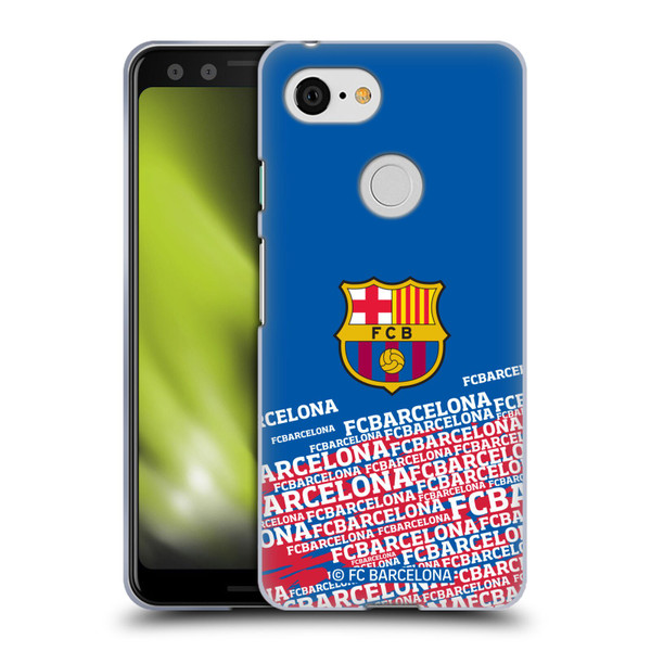 FC Barcelona Crest Impact Soft Gel Case for Google Pixel 3