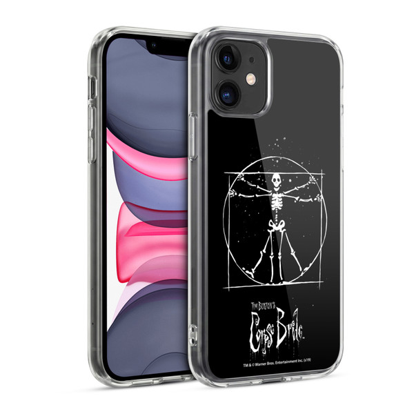 Corpse Bride Key Art Vitruvian Skeleton Soft Gel Case for Apple iPhone 11