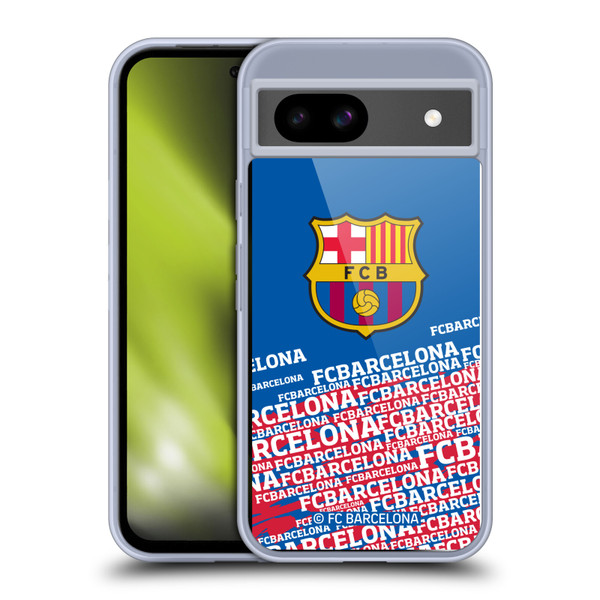 FC Barcelona Crest Impact Soft Gel Case for Google Pixel 8a