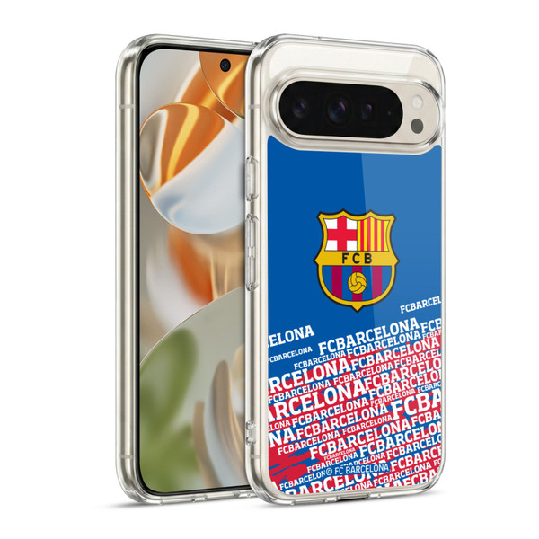 FC Barcelona Crest Impact Soft Gel Case for Google Pixel 9 / Pixel 9 Pro