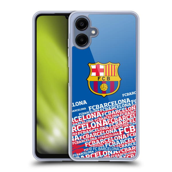 FC Barcelona Crest Impact Soft Gel Case for Samsung Galaxy A06 4G