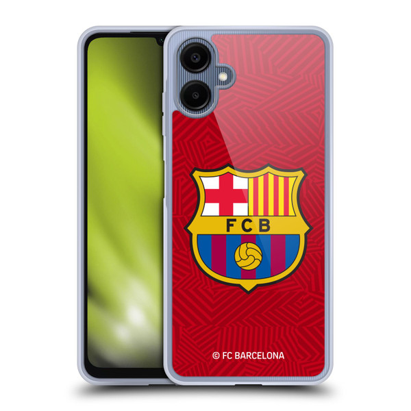 FC Barcelona Crest Red Soft Gel Case for Samsung Galaxy A06 4G