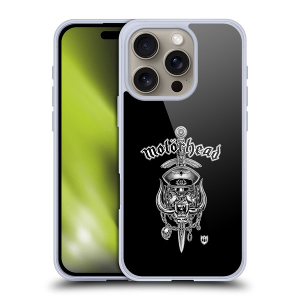 Motorhead Graphics Hiro Dagger Soft Gel Case for Apple iPhone 16 Pro & MagSafe