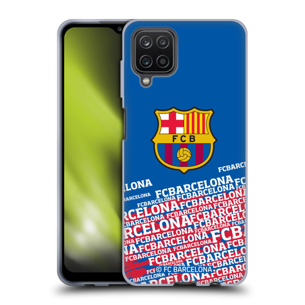 FC Barcelona Crest Impact Soft Gel Case for Samsung Galaxy A12 (2020)