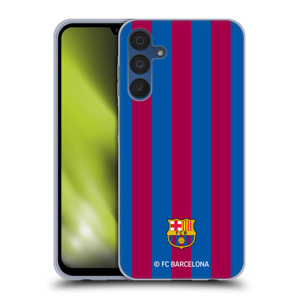 FC Barcelona Crest Stripes Soft Gel Case for Samsung Galaxy A15 & MagSafe