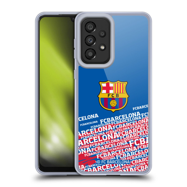 FC Barcelona Crest Impact Soft Gel Case for Samsung Galaxy A33 5G (2022)