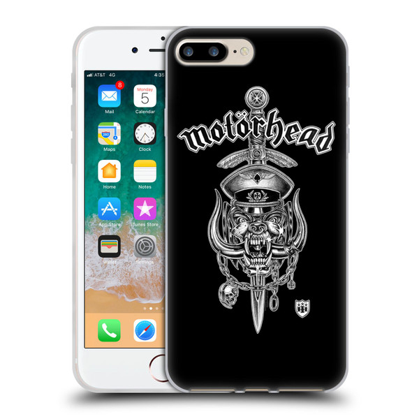 Motorhead Graphics Hiro Dagger Soft Gel Case for Apple iPhone 7 Plus / iPhone 8 Plus & MagSafe