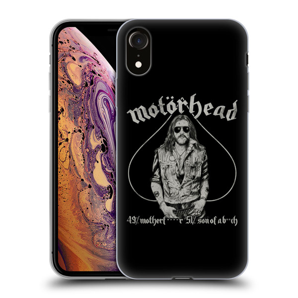 Motorhead Graphics Ace Of Spades Lemmy Soft Gel Case for Apple iPhone XR