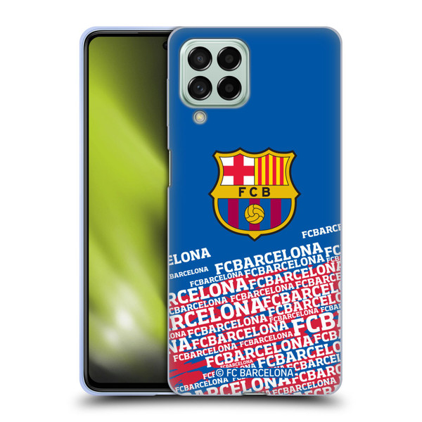 FC Barcelona Crest Impact Soft Gel Case for Samsung Galaxy M53 (2022)