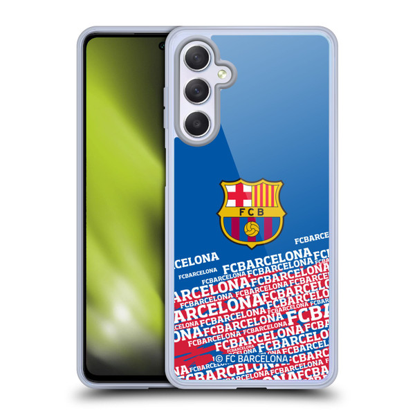 FC Barcelona Crest Impact Soft Gel Case for Samsung Galaxy M54 5G