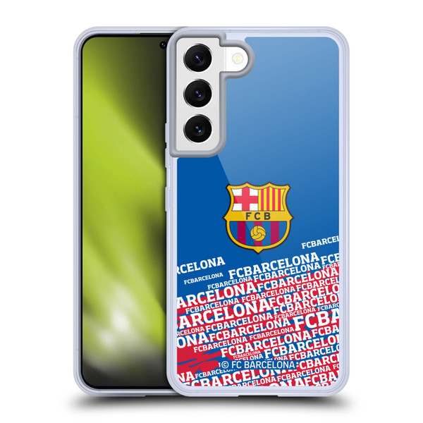 FC Barcelona Crest Impact Soft Gel Case for Samsung Galaxy S22 5G & MagSafe