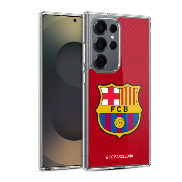FC Barcelona Crest Red Soft Gel Case for Samsung Galaxy S25 Ultra & MagSafe