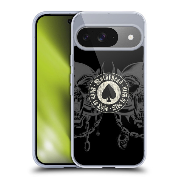 Motorhead Graphics Born To Lose Love To Win Soft Gel Case for Google Pixel 9 / Pixel 9 Pro