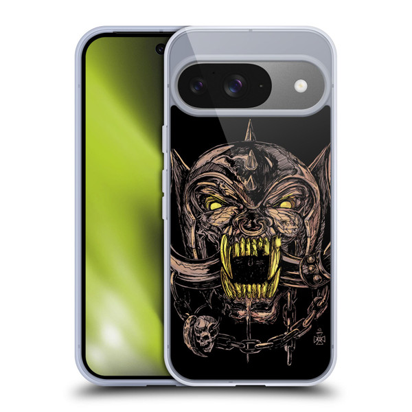 Motorhead Graphics Snaggletooth Soft Gel Case for Google Pixel 9 / Pixel 9 Pro
