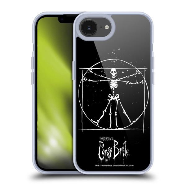 Corpse Bride Key Art Vitruvian Skeleton Soft Gel Case for Apple iPhone 16e & MagSafe