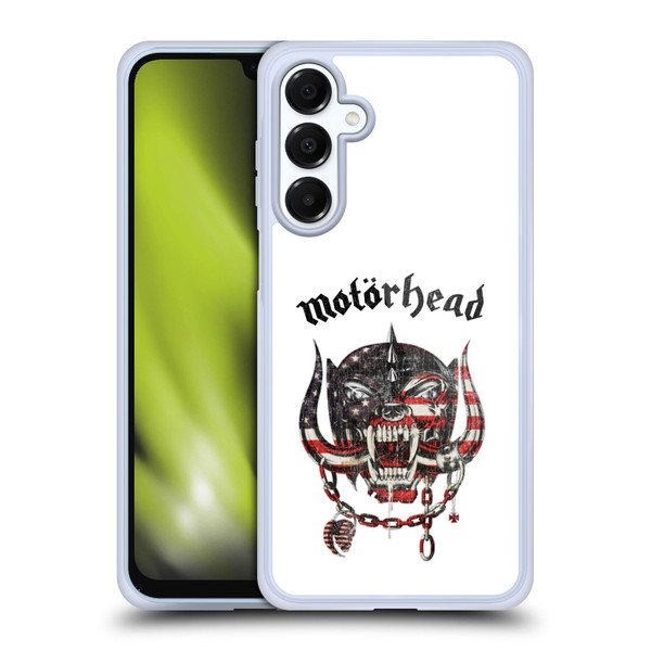 Motorhead Graphics American Skull Soft Gel Case for Samsung Galaxy A16 5G & MagSafe