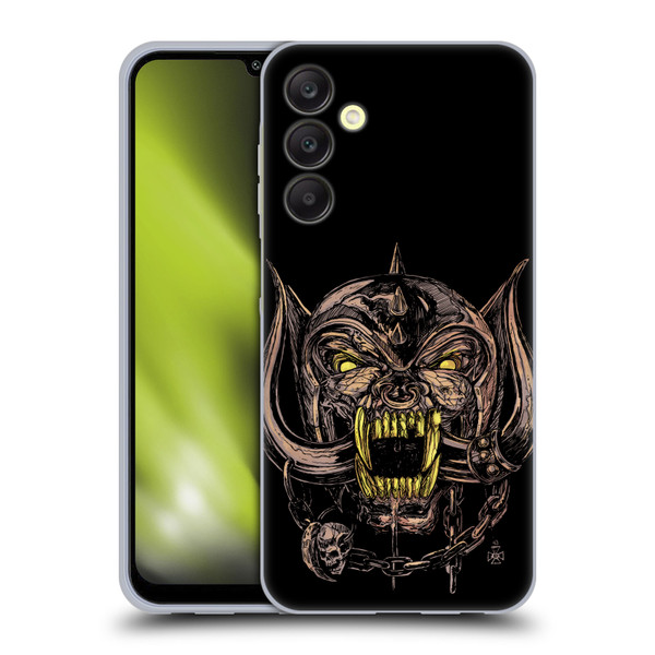 Motorhead Graphics Snaggletooth Soft Gel Case for Samsung Galaxy A25 5G