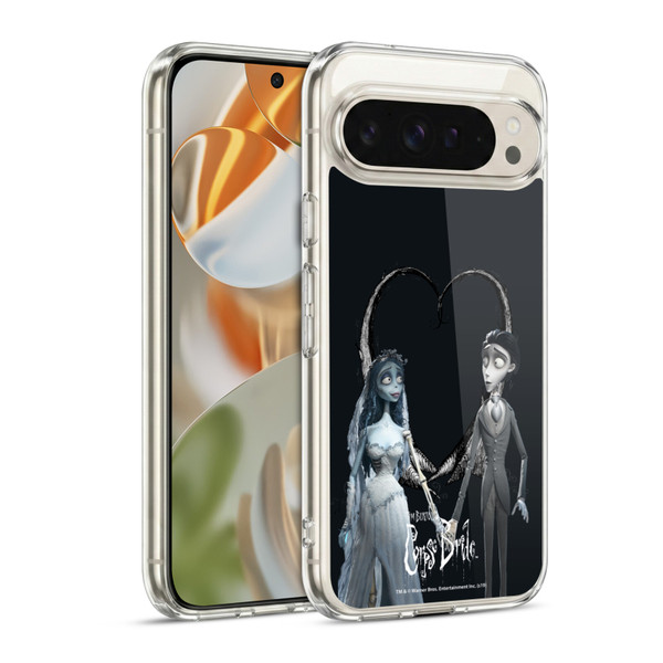 Corpse Bride Key Art Holding Hands Soft Gel Case for Google Pixel 9 / Pixel 9 Pro