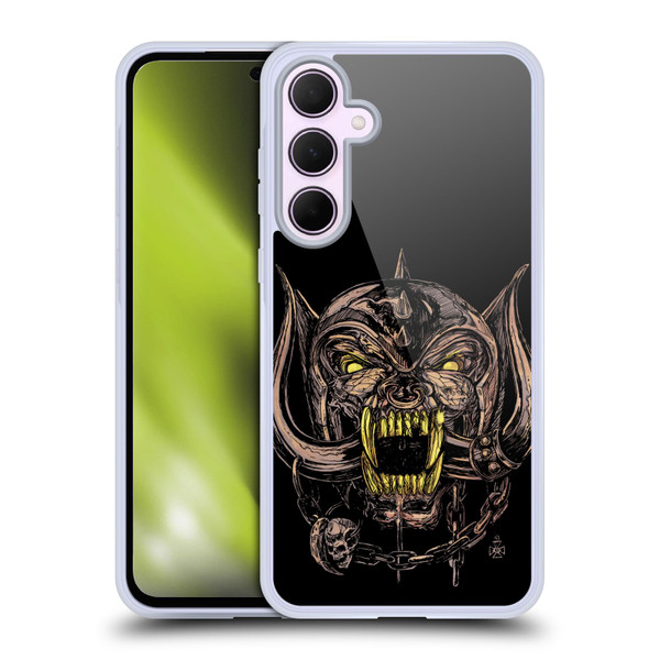 Motorhead Graphics Snaggletooth Soft Gel Case for Samsung Galaxy A35 5G