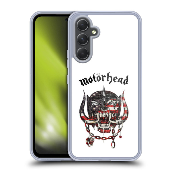Motorhead Graphics American Skull Soft Gel Case for Samsung Galaxy A54 5G