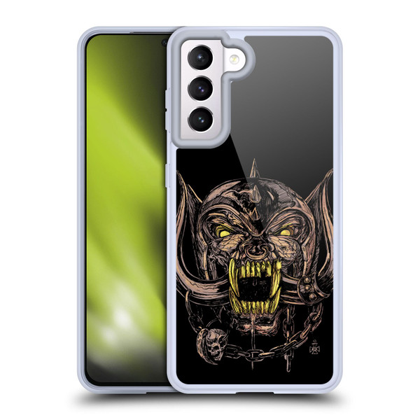 Motorhead Graphics Snaggletooth Soft Gel Case for Samsung Galaxy S21 5G & MagSafe