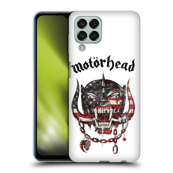 Motorhead Graphics American Skull Soft Gel Case for Samsung Galaxy M33 (2022)