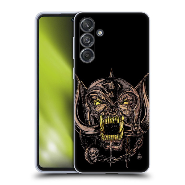 Motorhead Graphics Snaggletooth Soft Gel Case for Samsung Galaxy M55 5G