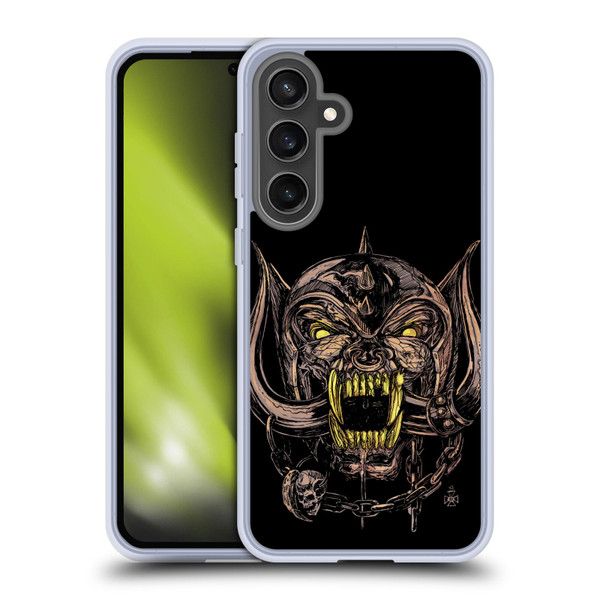 Motorhead Graphics Snaggletooth Soft Gel Case for Samsung Galaxy S24 FE & MagSafe