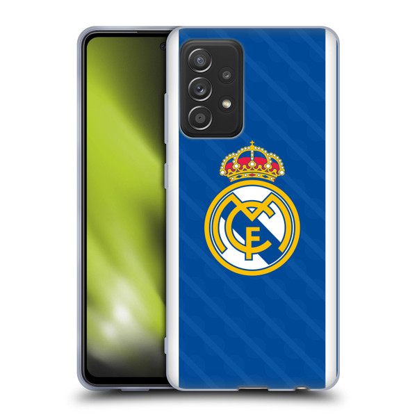 Real Madrid CF Badge Blue Soft Gel Case for Samsung Galaxy A52 / A52s / 5G (2021)